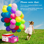 IDAODAN Electric Balloon Pump, Portable Electric Balloon Blower Machine Inflator Air Pump Dual Nozzle 110V 600W for Party Decora