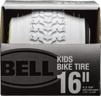 Bell 7091033 Kids Bike Tire, 16'' X 1.75-2.125'', White
