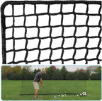 Iuzeai 10X10Ft Golf Netting High Impact Golf Practice Net(Net Only), Golf Sports Netting Barrier Nets, Heavy Duty Nylon Netting 