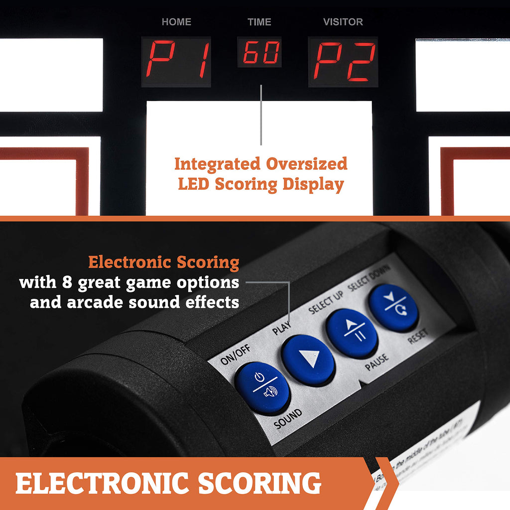 Hall Of Games 2 Player Arcade Basketball Game Blackgrey