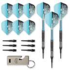 Dw Piranha 20G 90% Soft 11 Tip Darts, Precision Balanced, Accurate, And Durable - Perfect For Professional And Recreational Play