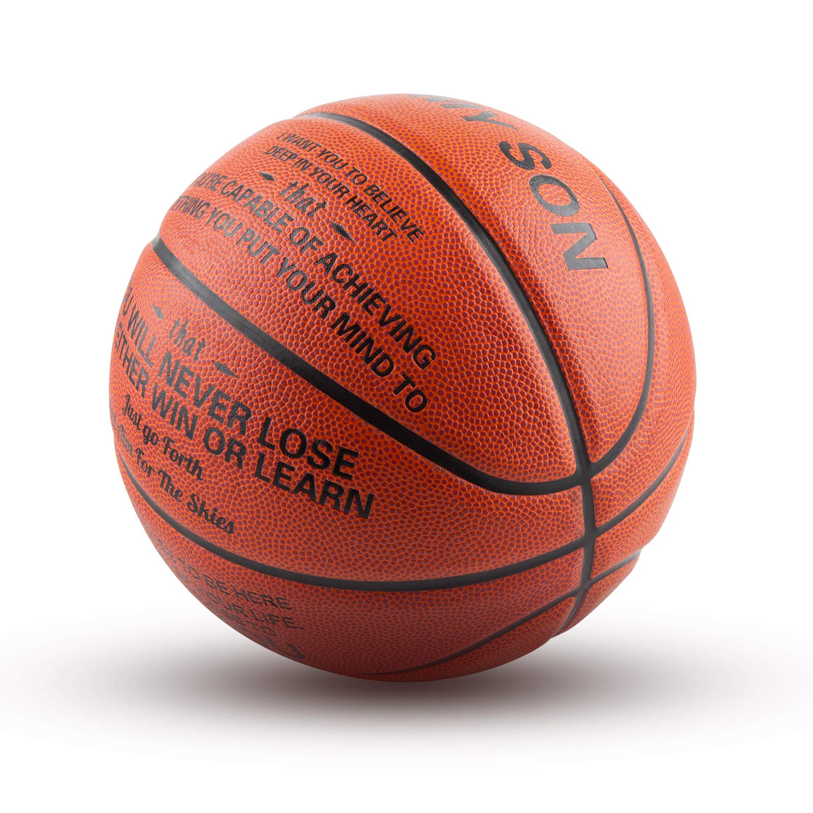 Engraved Basketball For Son From Mom, Personalized 29.5'' Basketball Son Gifts From Mom, Custom Birthday Graduation Christmas Ba