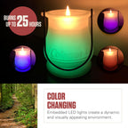 Coleman Color Changing Led Candle - Citronella Candle, Outdoor Candle - 8 Oz (Boxed)