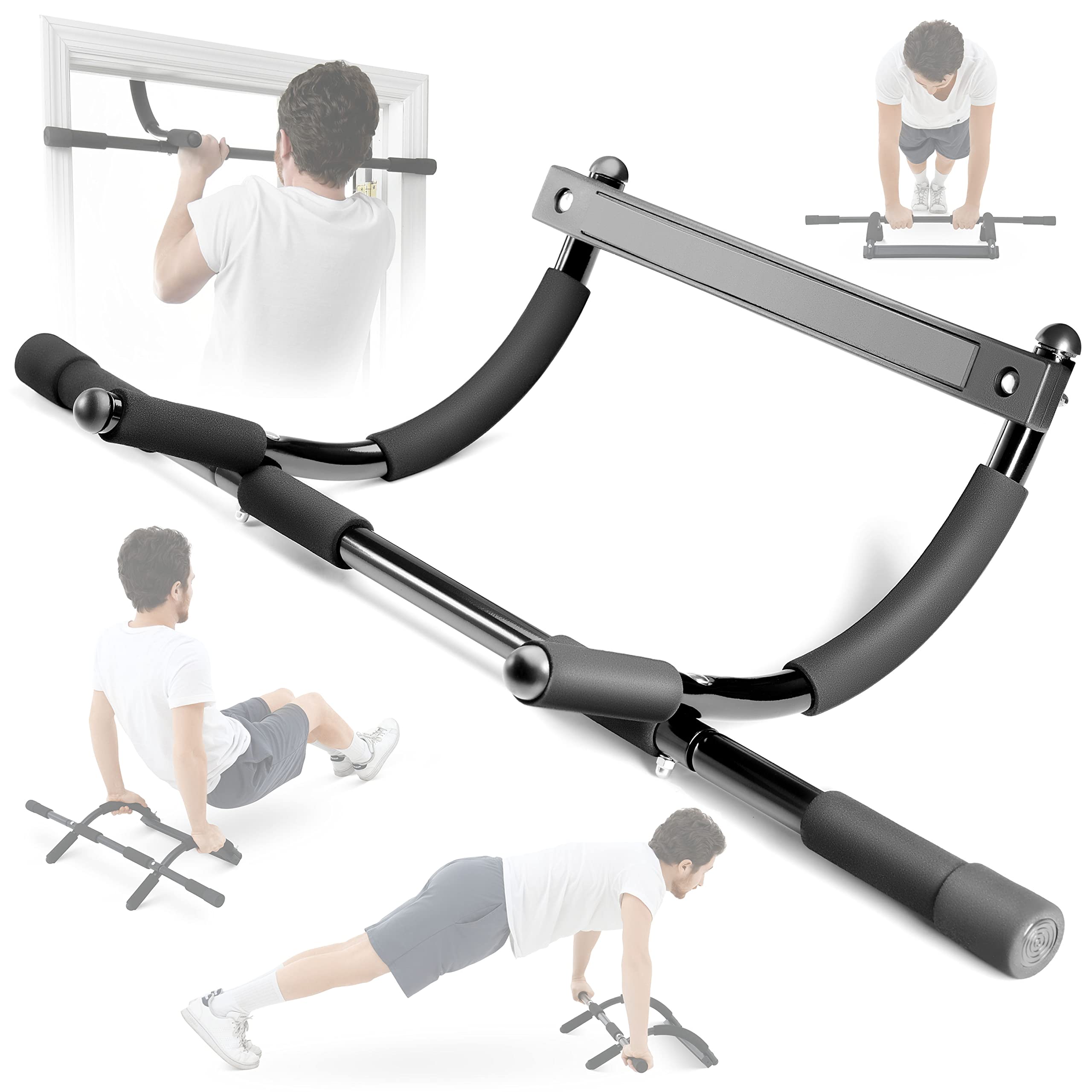 Sagler Pull Up Bar Doorway Heavy Duty Chin Up Bar Trainer For Home Gym Doorway Pull Up Bar Or Dip Bar