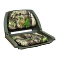 Wise 8WD139-G-762 Camo Padded Fold Down Seat, All Purpose Green Camo/Green Shell