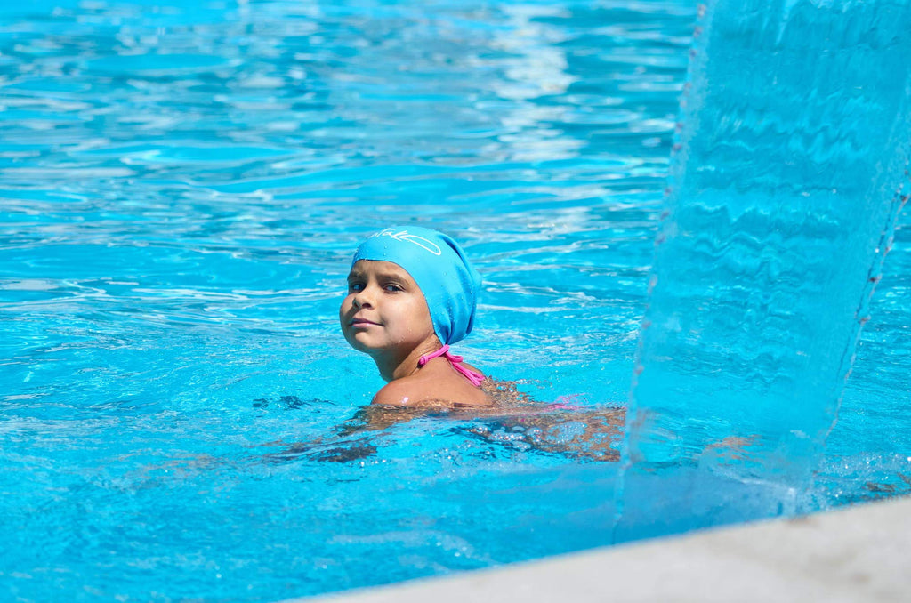 Swim Caps For Long Hair Kids - Swimming Cap For Girls Boys Kids Teens With Long Curly Hair Braids Dreadlocks - 100% Silicone Hyp