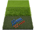 SAPLIZE 30x15 Foldable 3-in-1 Golf Hitting Mat, Tight Lie, Rough and Fairway for Driving, Chipping, and Putting Training, Portab