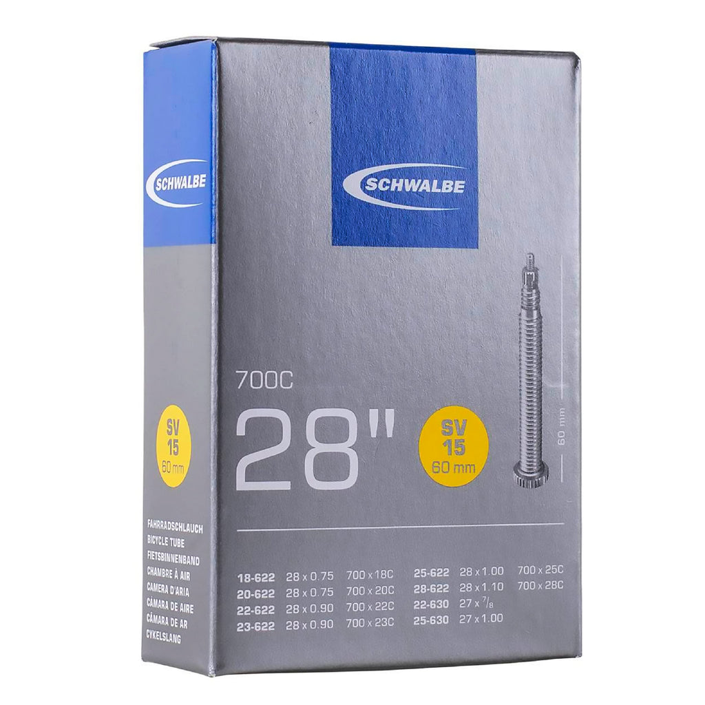 Schwalbe Bicycle Tube With 60Mm Presta Valve, 28 X 0.75-1.0-Inch