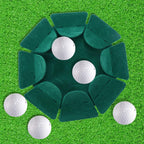 Fami Golf Putting Cup Indoor Golf All-Direction Putting Hole Golf Practice Hole Cup Surface Flocking For Office Indoor Outdoor -