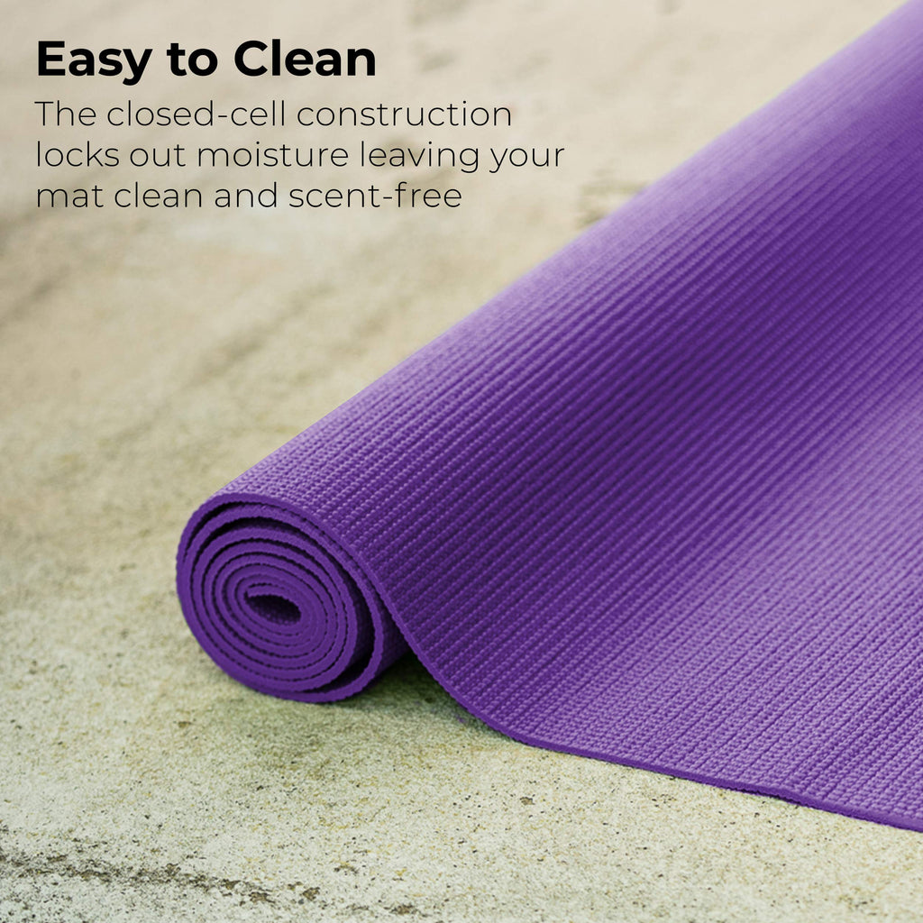 Hello Fit 10-Pack Yoga Mat, 68'' X 24'' Non Slip Exercise Mat, 4Mm Thick Gym Mat For Fitness And Stretching, Bulk Non Toxic Yoga