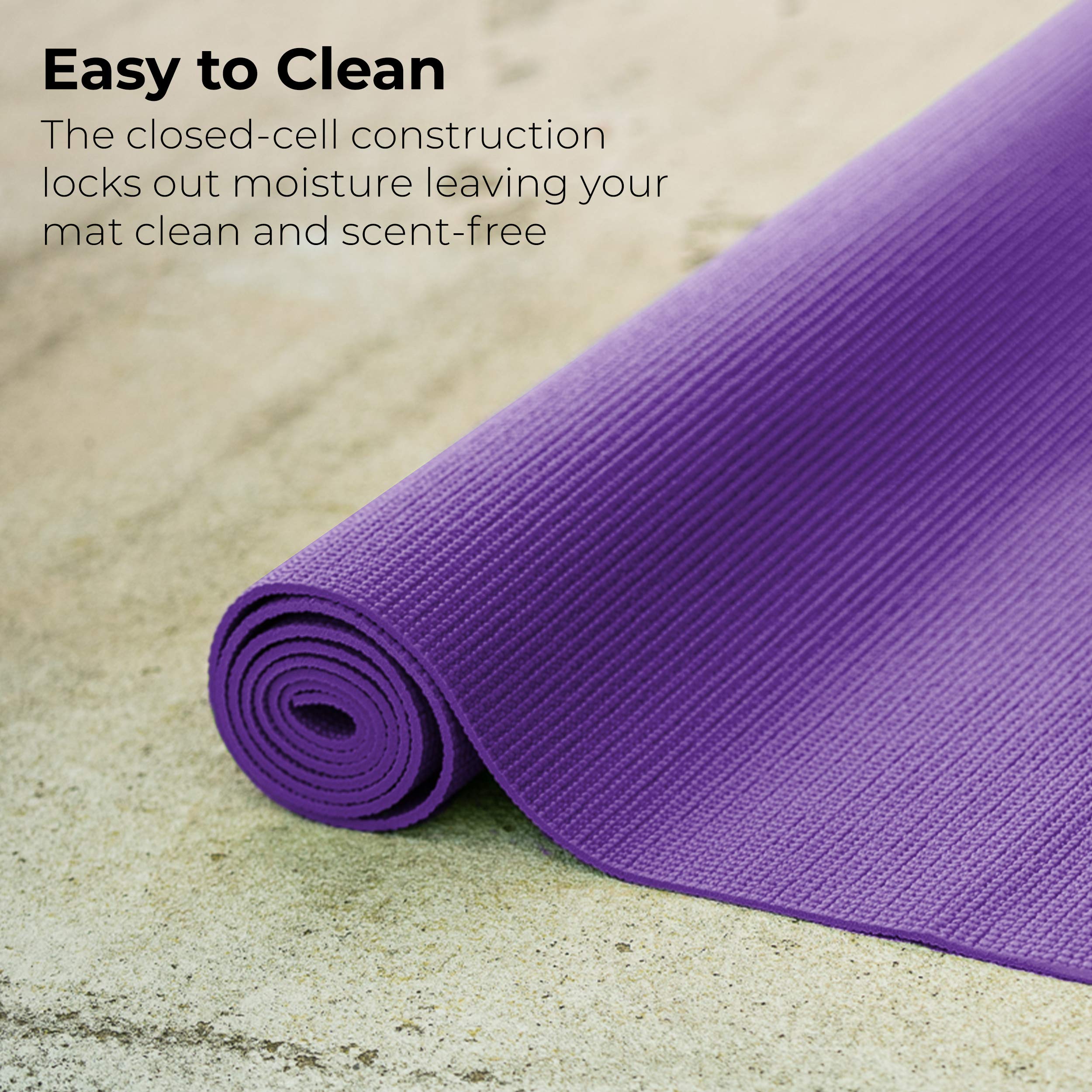 Hello Fit 10-Pack Yoga Mat, 68'' X 24'' Non Slip Exercise Mat, 4Mm Thick Gym Mat For Fitness And Stretching, Bulk Non Toxic Yoga