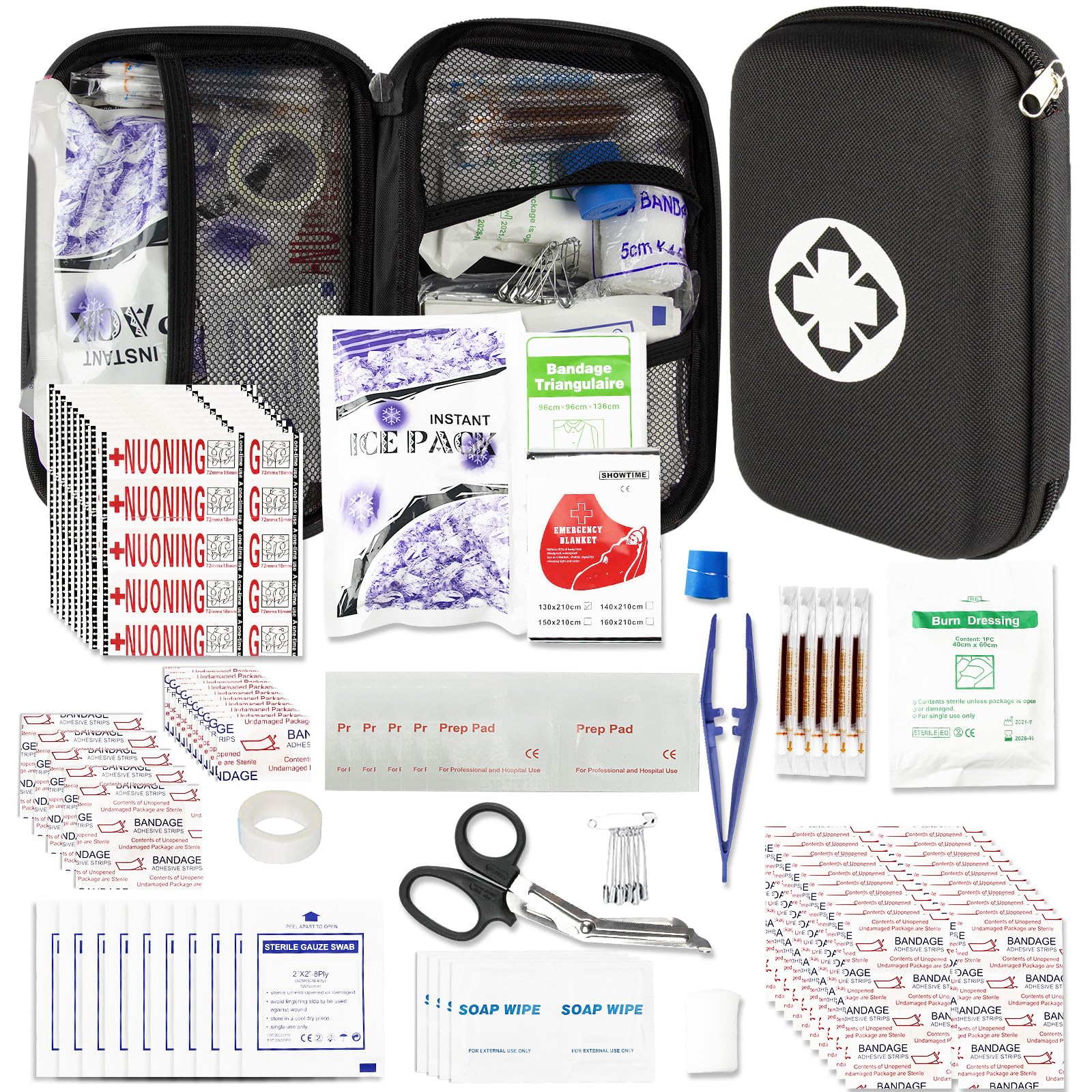 276Pcs First-Aid Kit Emergency-Kit Home-Car - First Aid Kits Emergency Kit Home Essentials for Dorm Room First-Aid Kit Emergency