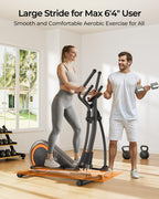 Niceday Elliptical Machine, Cross Trainer With Hyper-Quiet Magnetic Driving System, 16 Resistance Levels, 400Lb Weight Limit