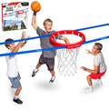 GoSports Slack Hoop Portable Basketball Game for Kids & Teens - Adjustable Height Outdoor Lawn, Beach, & Yard Game - Basketball 