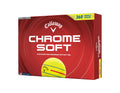 Callaway Golf Chrome Soft 2026 Golf Balls(360 Yellow Triple Track,One Dozen)