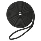 Novelbee 2 Pack Of 5/8X 30 Double Braid Nylon Dockline,Mooring Rope Dock Line,Working Load Limit 1540 Lbs,Breaking Strength 7,70