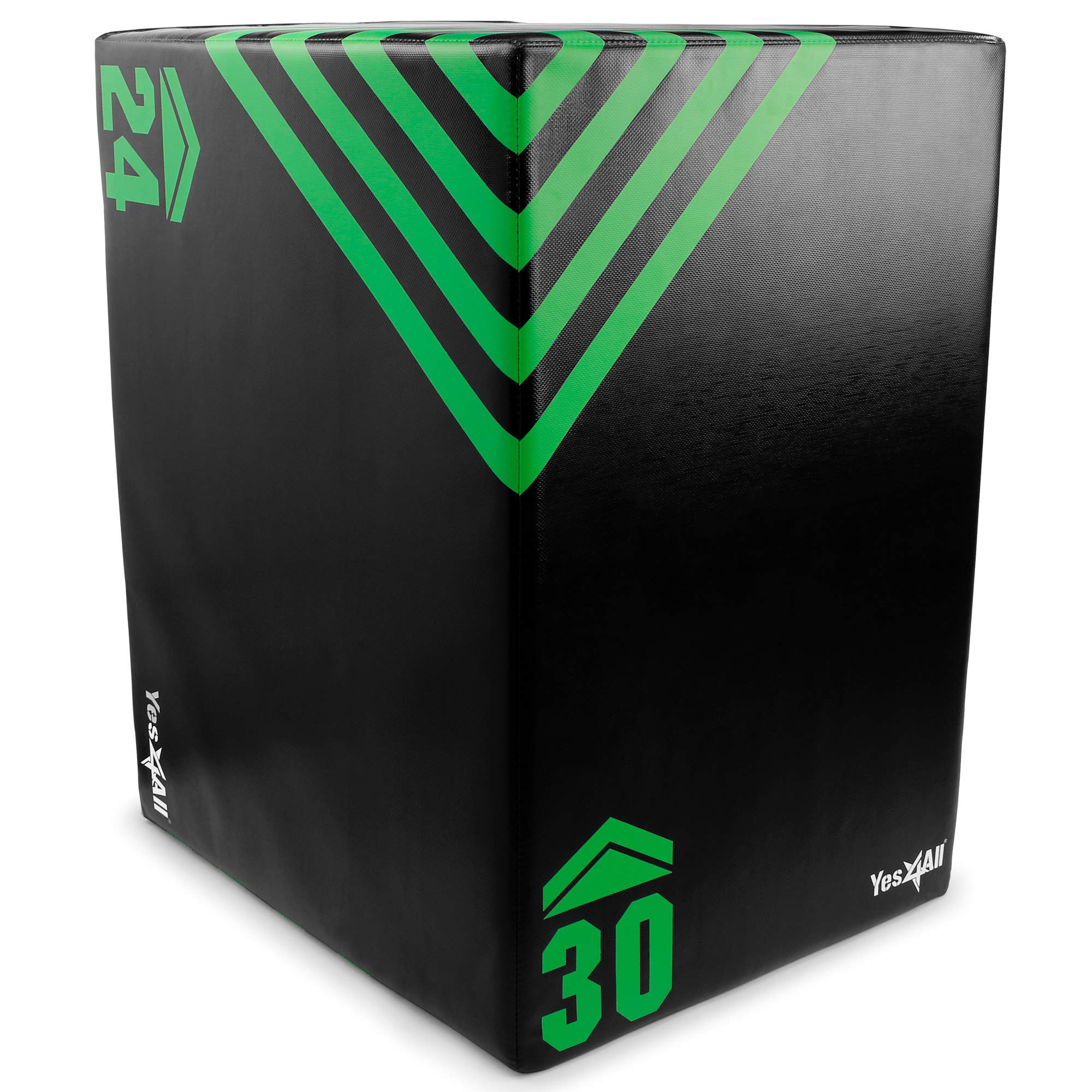 Yes4All 3 In 1 Foam Plyometric Jump Box Jump Training & Conditioning-Plyo Jump Box For Jump Training Fitness Workout Exercise, G