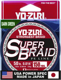 Yo-Zuri Super Braid 150 Yard Spool Dark Green 50Lb