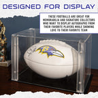 Franklin Sports Nfl Baltimore Ravens Autograph Football - Official Size White Panel Souvenir Football For Autographs + Signature