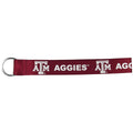 NCAA Texas A&M Aggies Lanyard Key Chain, Wristlet, Red