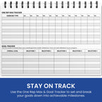 Ultimate Gym Workout Log Book, Xl A5 Exercise, Fitness And Training Diary & Journal - 100 Page With Exercise, Cardio & Notes Sec