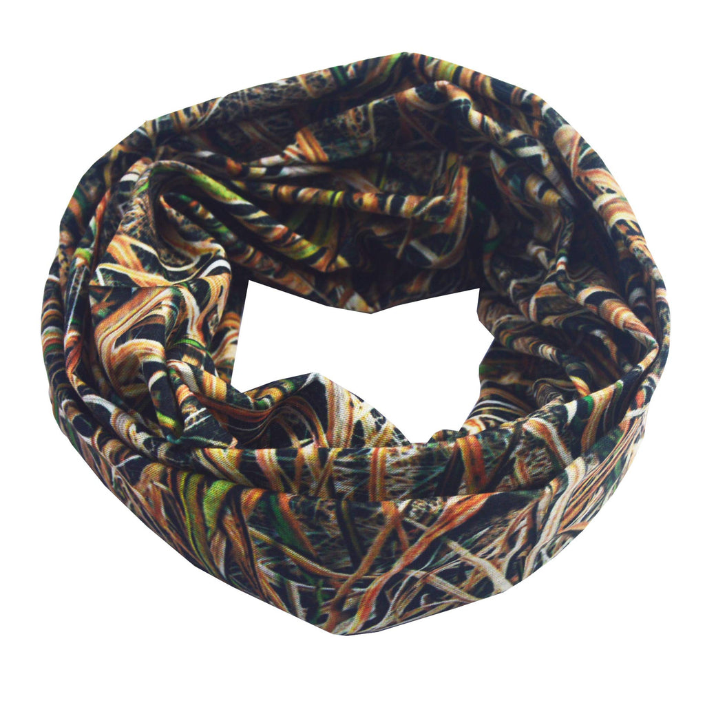 Obacle Camo Half Face Mask For Hunting Sun Dust Wind Protection Durable Camo Headband For Men Women, Seamless Lightweight Thin B