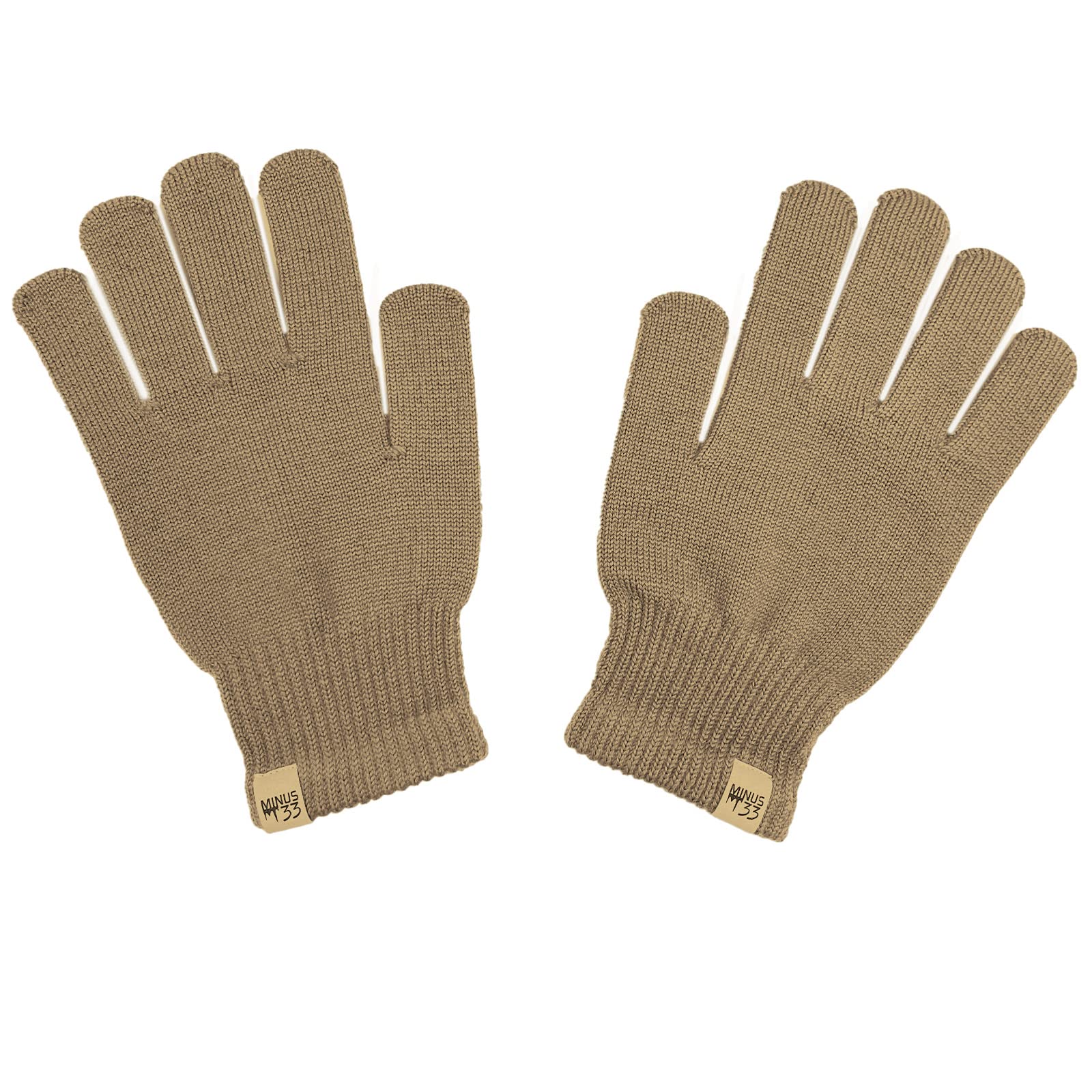Minus33 Merino Wool Glove Liner - Warm Base Layer - Ski Liner Glove - 3 Season Wear - Multiple Colors And Sizes - Tan499 - Mediu