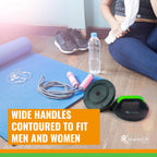 Smarterlife Push Up Bar Set, Pushup Handles For Floor Rotate To Prevent Wrist And Elbow Strain, Wide Grips And Non Slip Pads Are