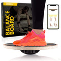 Urbnfit Balance Board Trainer - Wooden Wobble Balancing Board For Core Stability, Strength Training & Flexibility - Wobble Board