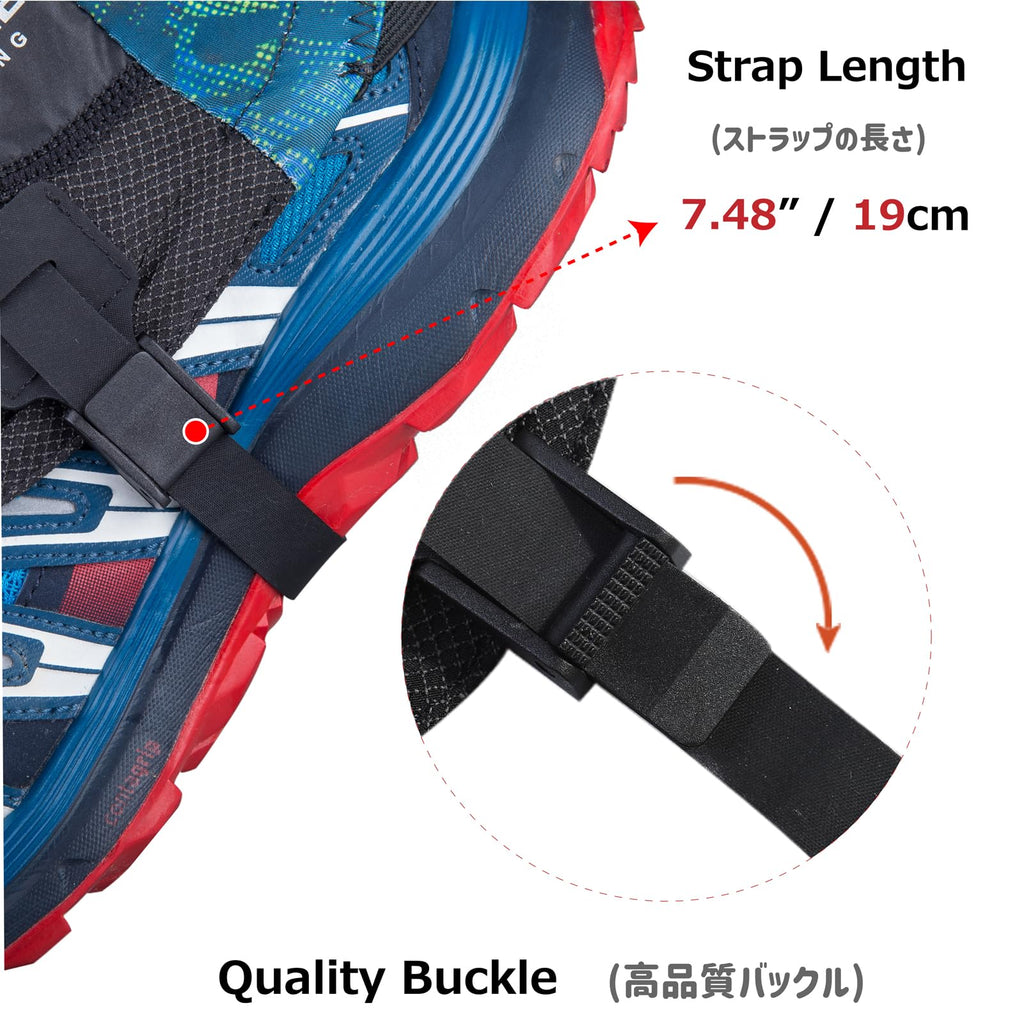 Azarxis Low Trail Gaiters Reflective Ankle Gators Protective Shoe Covers With Uv Protection & Breathable & Sand Prevention For W