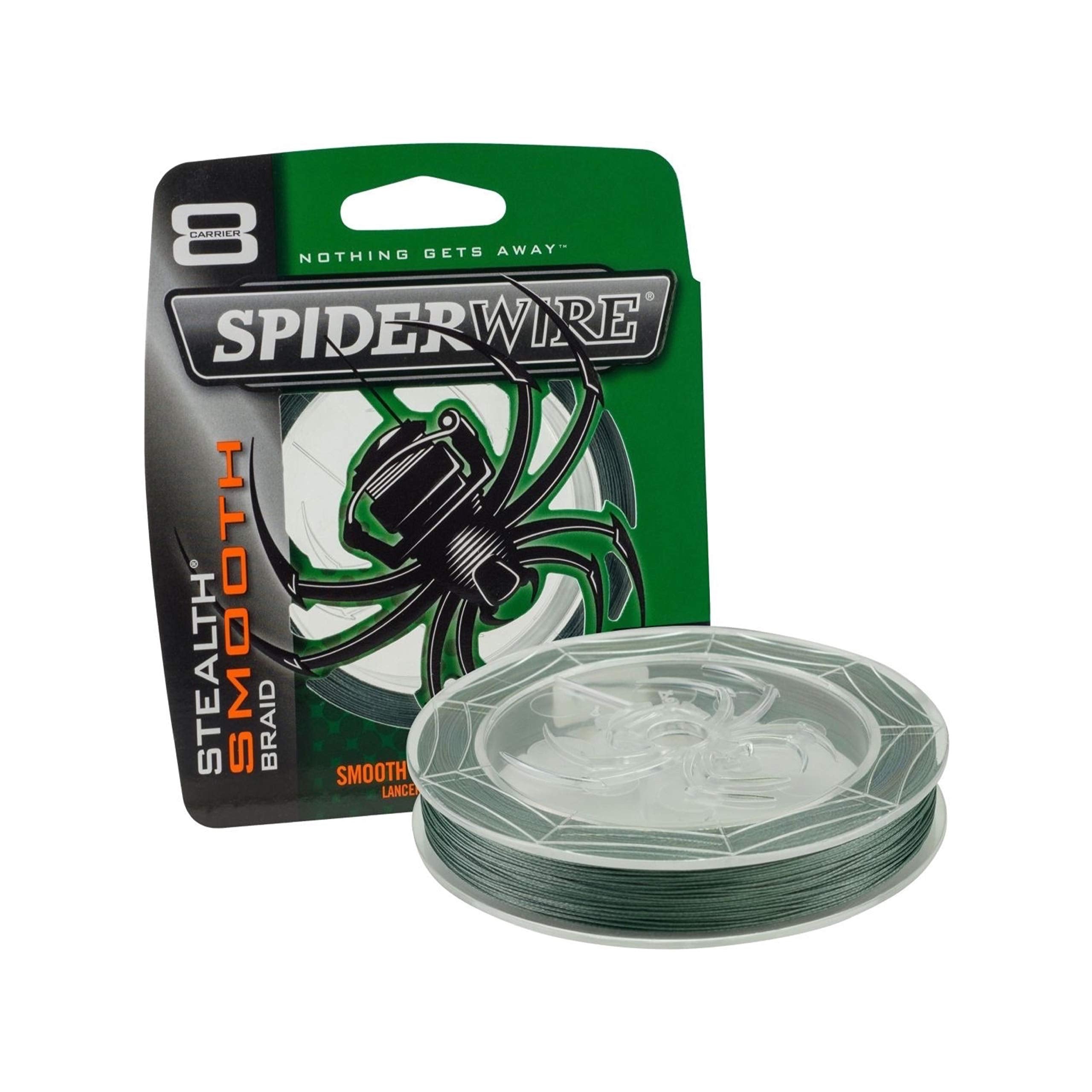 Spiderwire Stealth Translucent Superline, Moss Green, 65Lb | 29.4Kg, 125Yd | 114M Braided Fishing Line, Suitable For Saltwater E