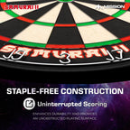 Mission Darts Db023 Samurai Ii  Professional Competition Standard Dartboard With Ultra Thin Wire Construction And Non Fade Colou