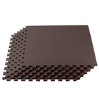 We Sell Mats Interlocking Anti-Fatigue Eva Foam Floor Mat, Brown, 6 Pack
