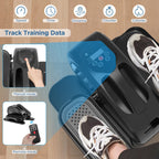 Under Desk Elliptical, Electric Seated Pedal Exerciser Quiet Compact Mini Elliptical Trainer With Display Monitor And Remote Con