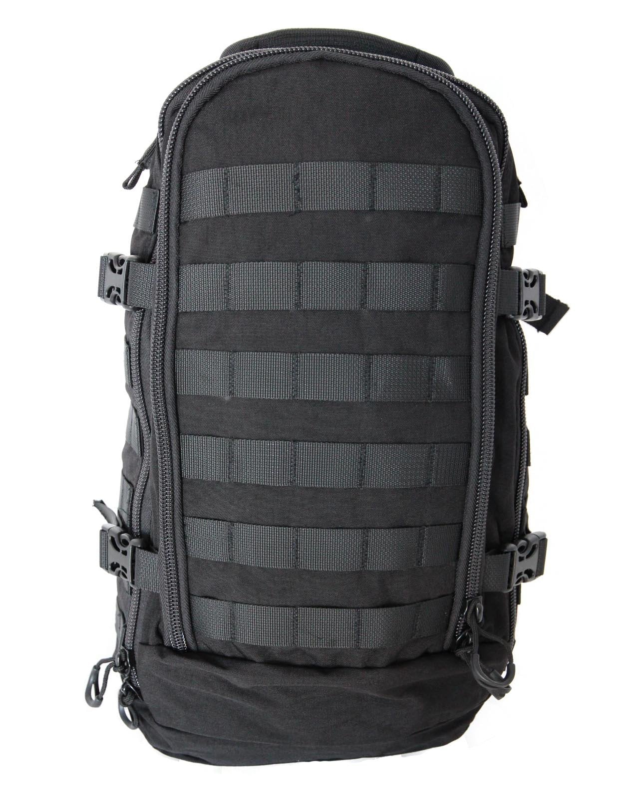 HANKS SURPLUS Military 26L ILBE Style Tactical Assault Patrol Molle Backpack (BLACK)