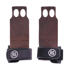 Roogrips Gym Hand Grips - 2-Finger Hand Grips For Weightlifting, Gymnastics & Gym/Home Workouts - Kangaroo Leather Hand Grips Fo