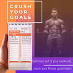 Fitness And Workout Notebook - 2023-24 Fitness Tracker Journal, Workout Log, Exercise & Weight Training Notebook Planner, Fitnes