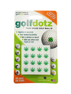 Golfdotz  Hemp Leaf Design  Golf Ball Markers  Golf Accessories  Golf Ball Customizers  32 Count