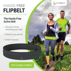 Flipbelt Mens Fb0114-Car-L1, Carbon, Large