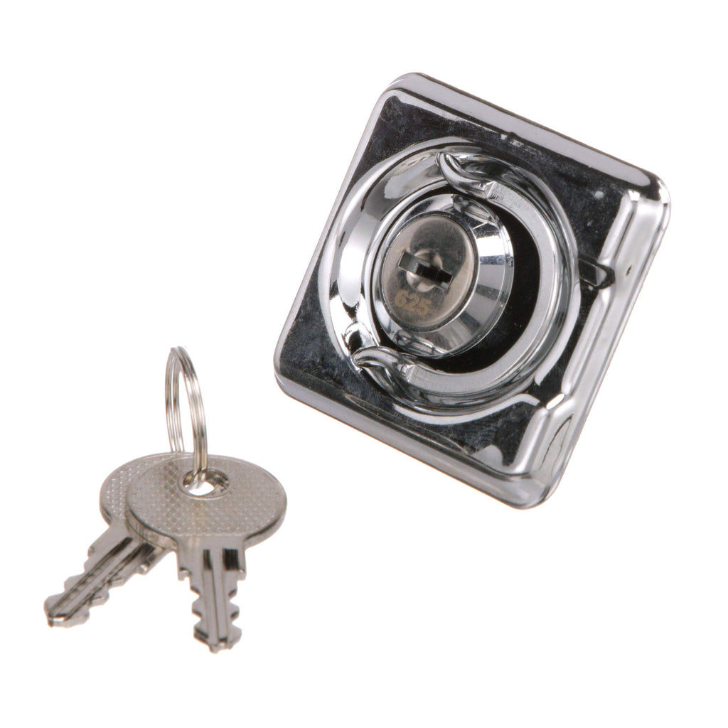Seachoice Locking Lifting Ring, Stamped 304 Stainless Steel, Includes 2 Keys, One Size, Polished