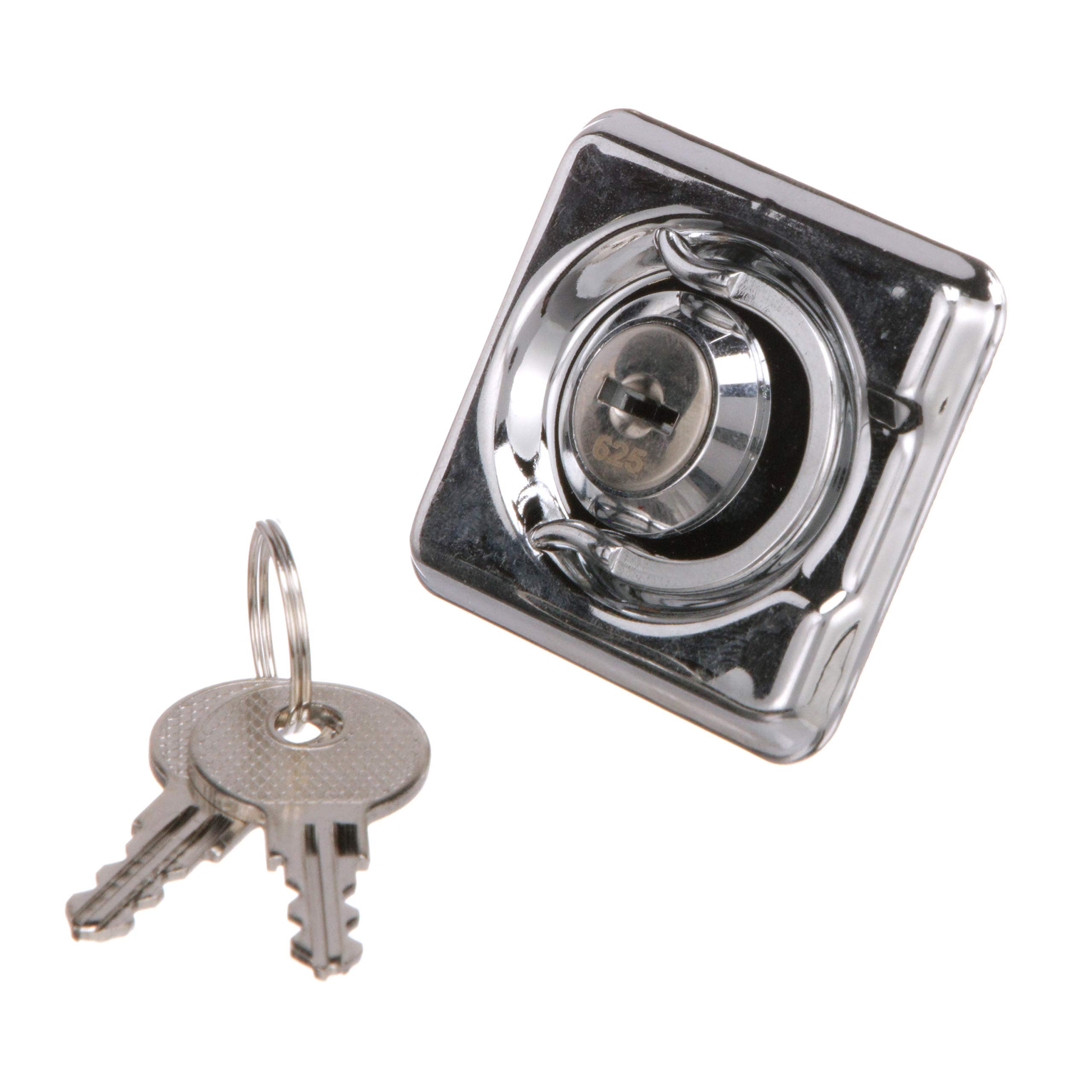 Seachoice Locking Lifting Ring, Stamped 304 Stainless Steel, Includes 2 Keys, One Size, Polished