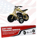 Hardline Products USA Wheels for Tots Training Wheels for FRP DB003 Mini Bike - 1602-UT-FRP