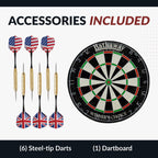 Hathaway Winners Choice 18'' Sisal Fiber Bristle Dartboard
