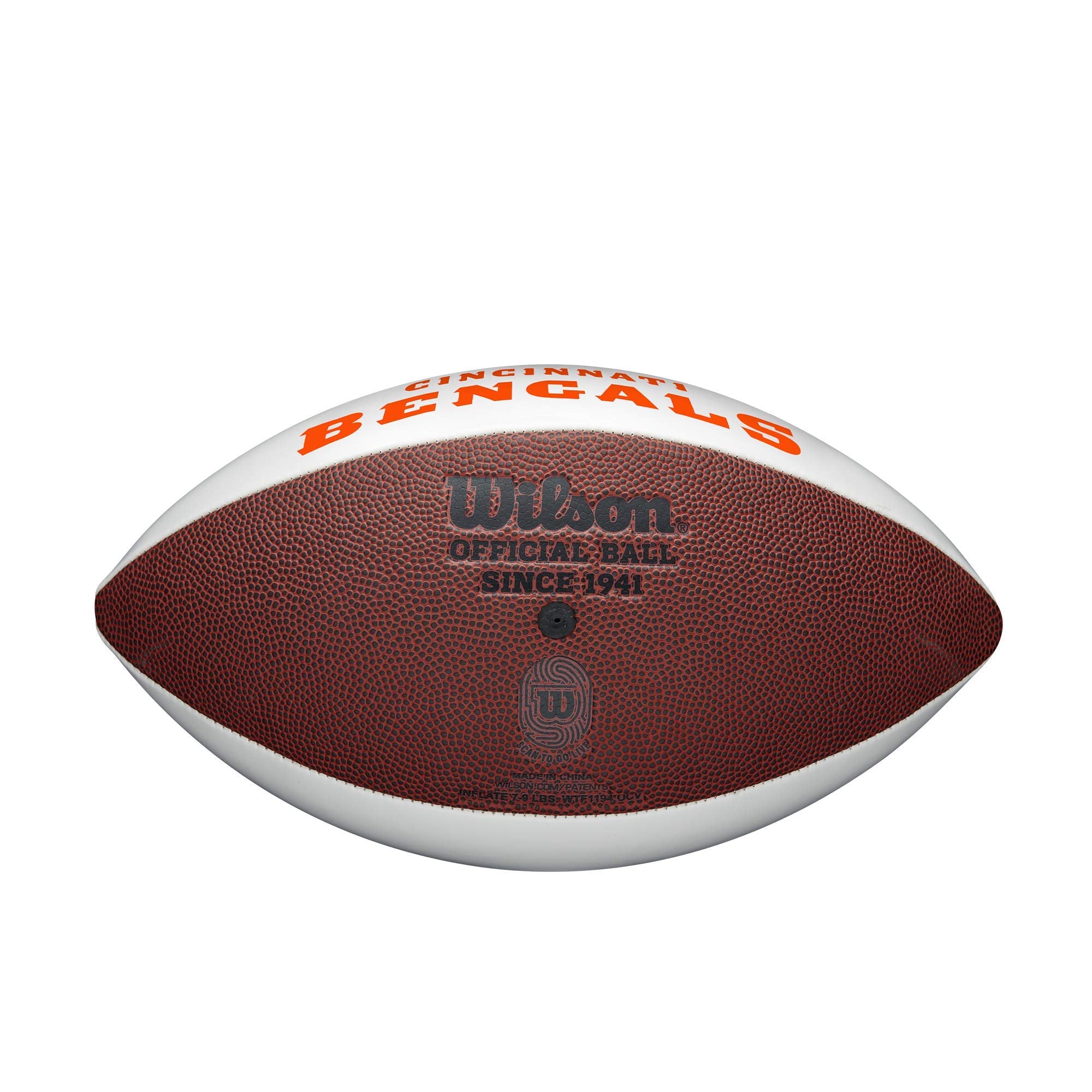 Wilson Nfl Live Signature Autograph Football - Official Size, Cincinnati Bengals