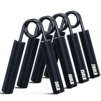 Zeagus Grip Strength Trainer 4 Pack,50Lb-200Lb Metal Hand Grip Strengthener,Non-Slip Heavy-Duty Forearm Exerciser,Hand Gripper F