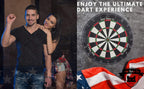 Steel Tip Darts Set - Professional Darts Steel Tip For Dartboard - Includes Brass Barrels + Plastic & Aluminum Shafts + Rubber O