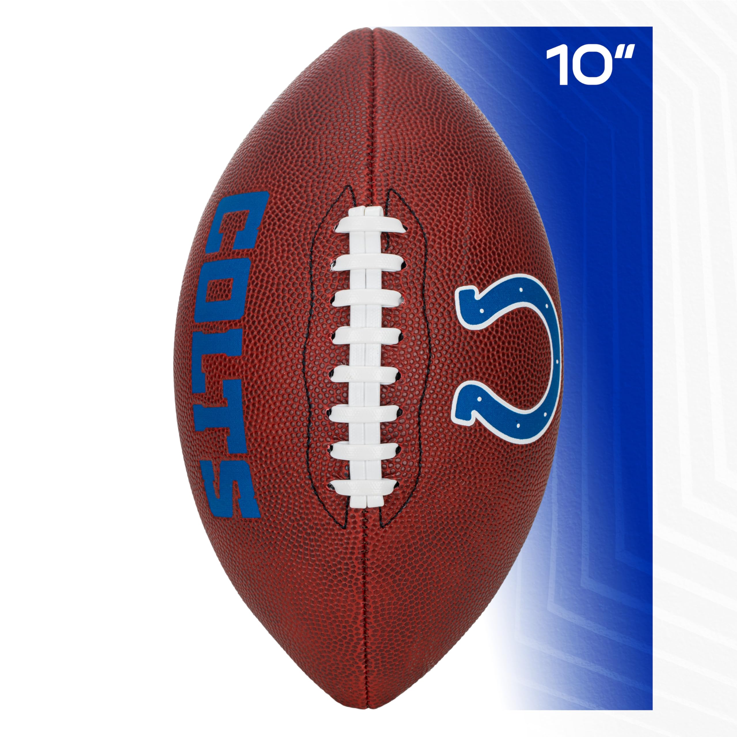 Franklin Sports Nfl Indianapolis Colts Football - Youth Junior Size Football For Kids - Official Nfl Team Logo + Colors Youth Ba