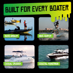 Boat Juice Boat Cleaning Kit - Exterior Boat Cleaner Water Spot Remover, Interior Boat Cleaner For Seats And Vinyl, 2 Microfiber