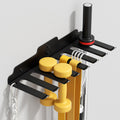 XZHXFX Gym Home Storage Rack, Multi-Purpose Heavy Duty Rack for Resistance Bands, Jump Ropes, Lifting Belt, Fitness Bands, Barbe