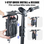 Chiclew 3L Electric Scooter Bag - Waterproof Storage Bag With Multicolor Drawstrings, Large Capacity Handlebar Bag Compatible Wi